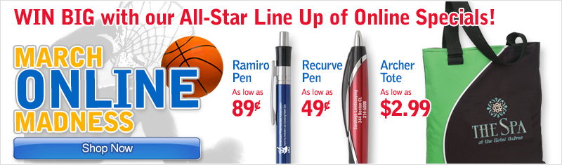 March Online Madness - Win Big with our Star Line-Up of Online Specials