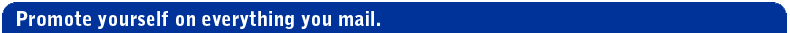 Promote yourself on everything you mail with mailing labels from Amsterdam.