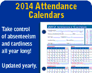 Attendance Calendars for 2009 from Amsterdam!
