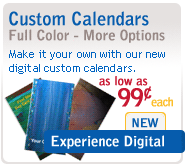 Custom Calendars: make it your own with our new digital custom calendars. As low as 99 cents each!