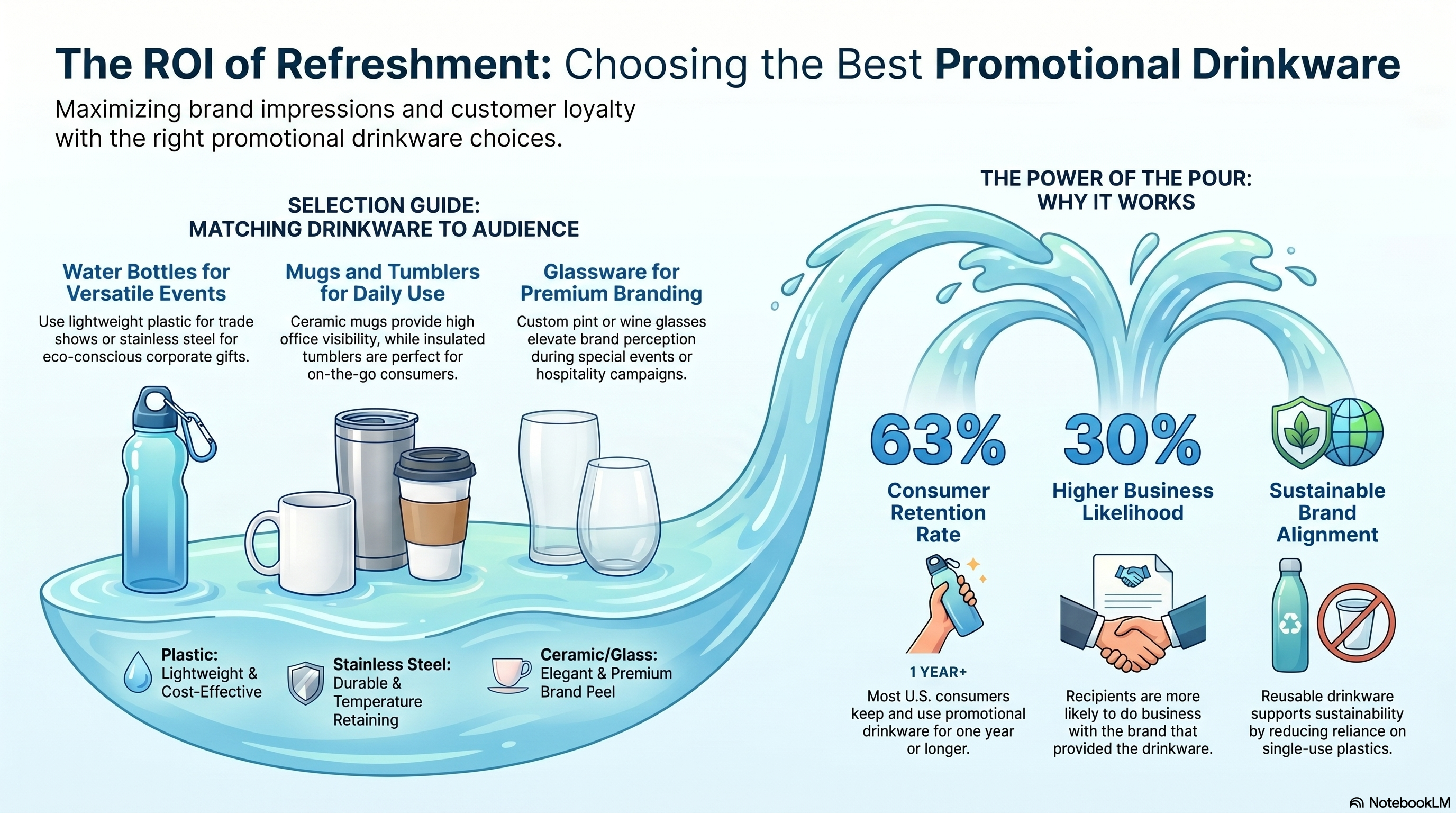 Promotional Drinkware ROI Infographic