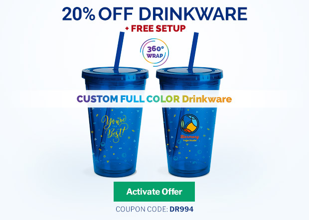 Click to Save on Drinkware!
