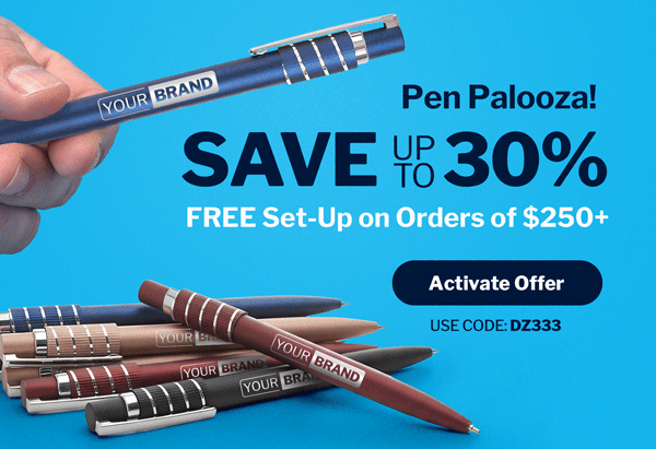 Pen Palooza up to 30% off + FREE SETUP