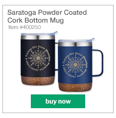 Saratoga Powder Coated Cork Bottom Mug 12 oz