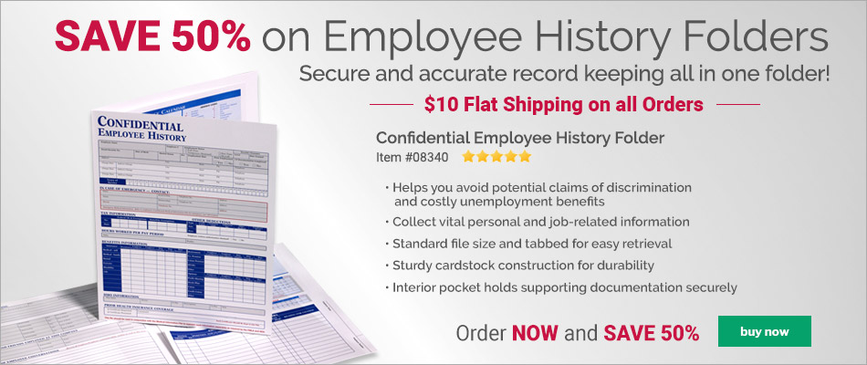 Click to Save on Employee History Folders