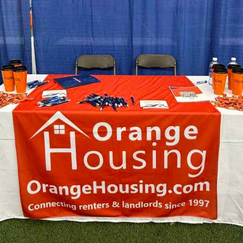 Orange Housing Table
