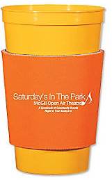 Koozie cup sleeve with imprint