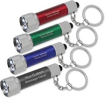 flashlight keychains with imprint