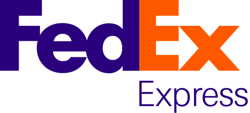 FedEx logo using negative space