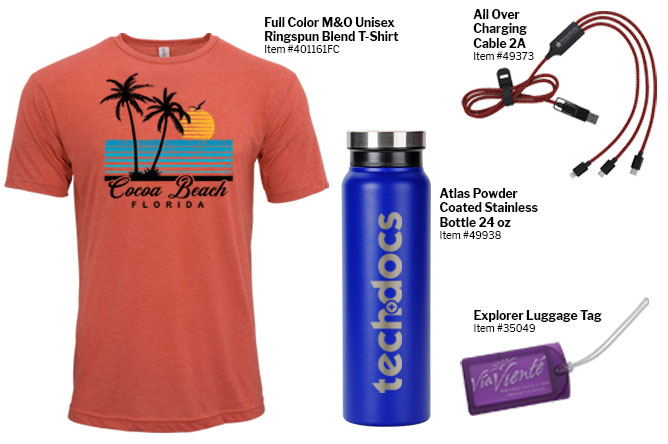 Travel Agency Must Haves: Water Bottles, Apparel, Luggage Tags