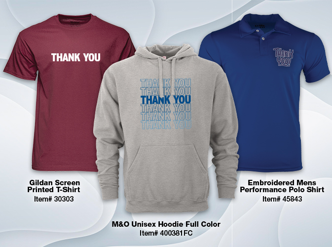 Custom Appreciation Promotional Apparel