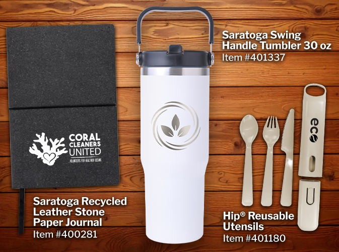 Green Business - Notebooks and Drinkware