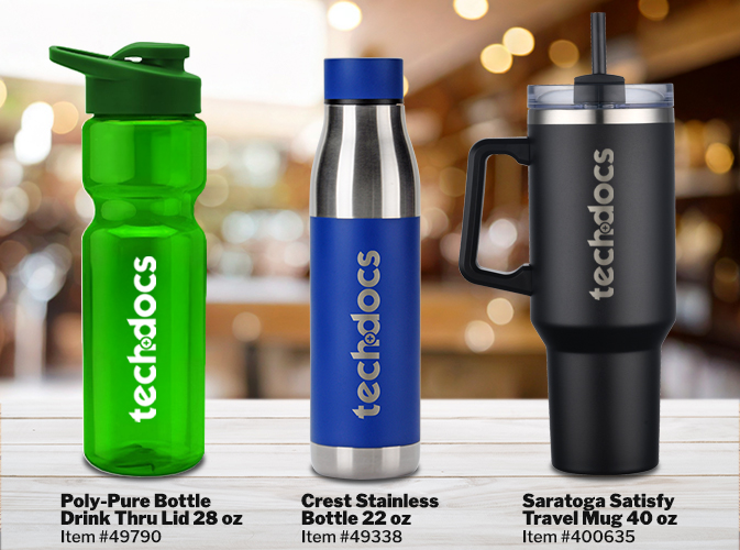 Custom water bottles