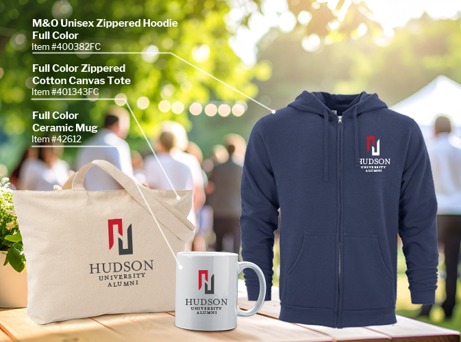 Promo items for alumni