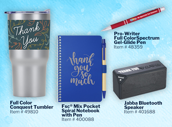 Branded thank you gifts